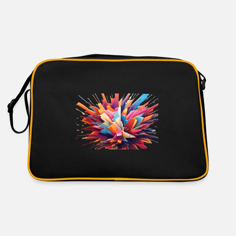 An explosion of colour Retro Bag