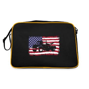 Tow truck Towing service Tow truck - Retro Bag - black/gold - Back