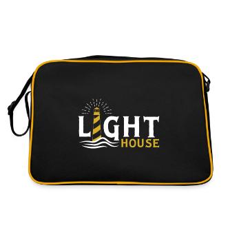 lighthouse - Retro Bag - black/gold - Back