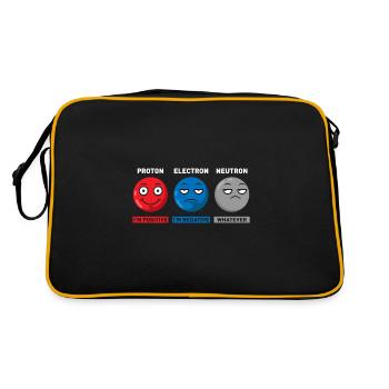 Cadeau scientifique pour chimiste - Sac Retro - noir/or - Dos