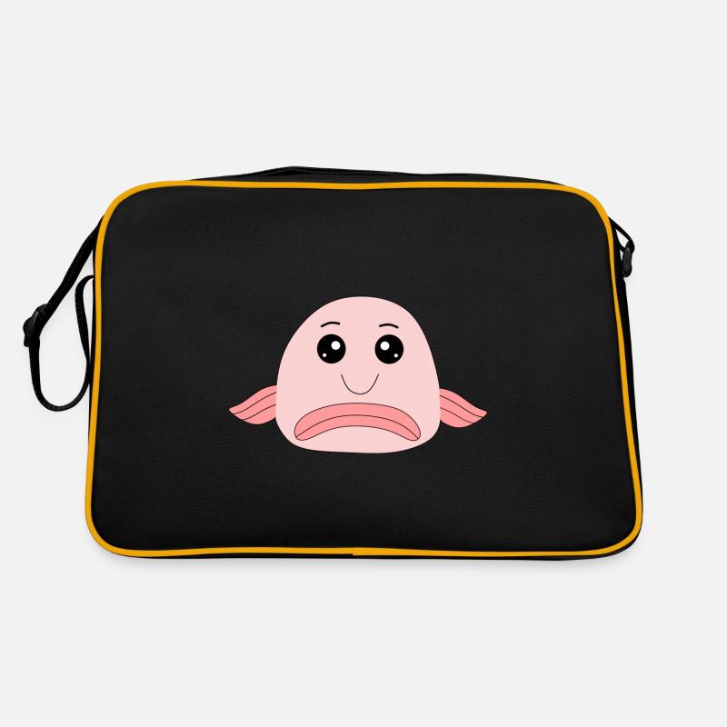 Blobfish fish comic ugly fish Retro Bag