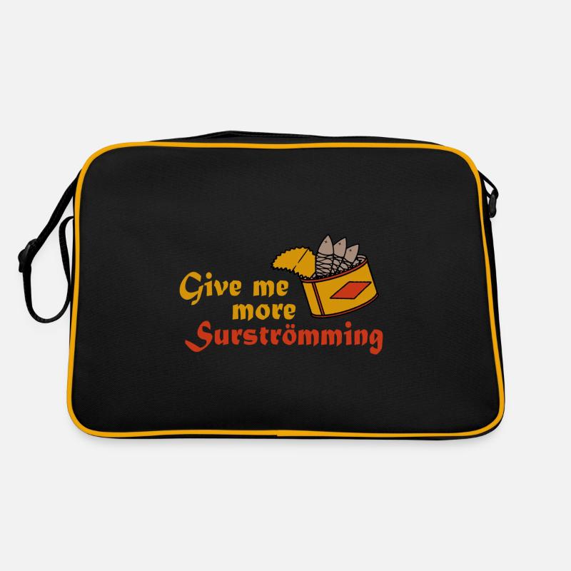 Give me more Surströmming Fish Cans Retro Bag