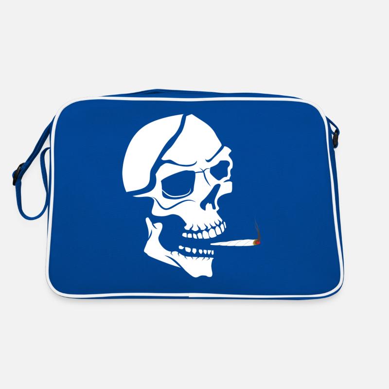 Gothic skull joint skeleton cigarette Retro Bag
