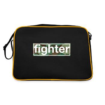fighter - Retro Bag - black/gold - Back