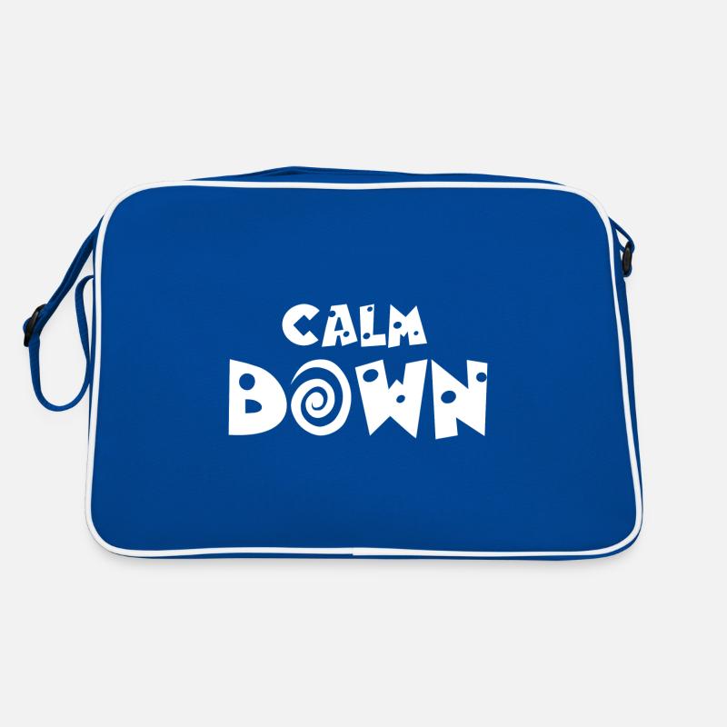 Relaxation and relaxation. Just Calm Down Retro Bag