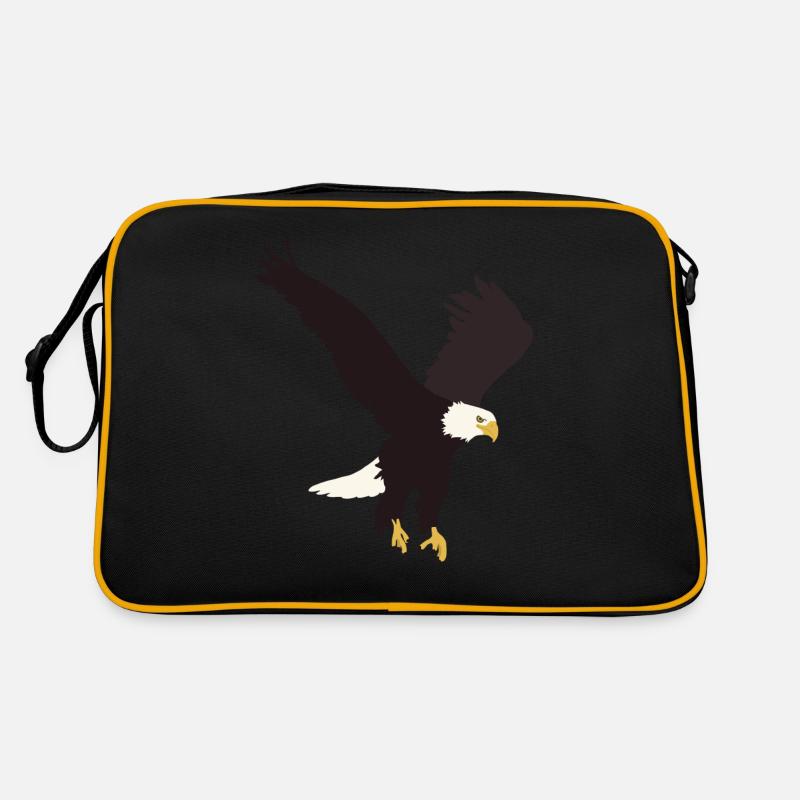 Weisskopfseeadler Retro Tasche