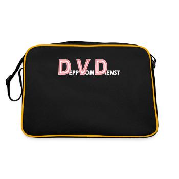 dvd depp on duty white - Retro Bag - black/gold - Back