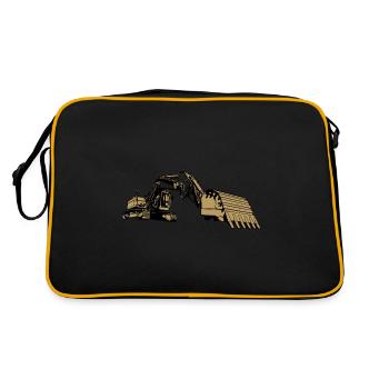 Pelle de chargement cadeau dragage-dragage - Sac Retro - noir/or - Dos