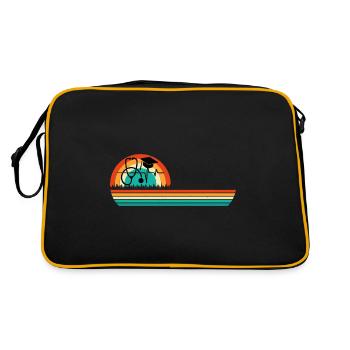 Nurse Design Couleur Rétro - Sac Retro - noir/or - Dos