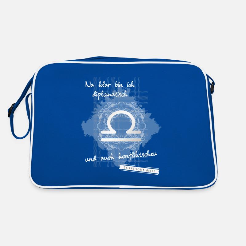 Libra saying Retro Bag