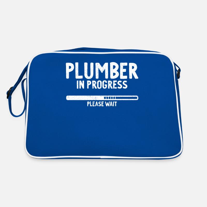 Plumber In Progress Future Plumber Retro Tasche