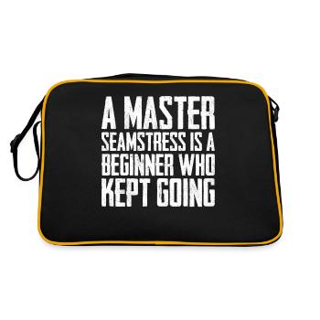 Une maîtresse couturière - Sac Retro - noir/or - Dos