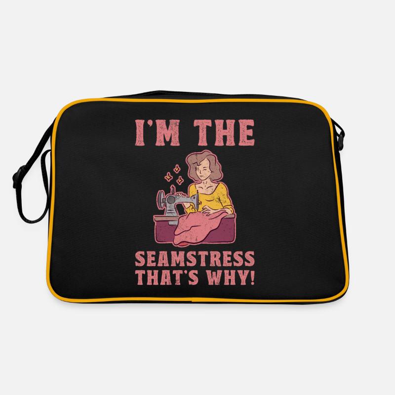 I am The Seamstress That Is Why Retro Tasche