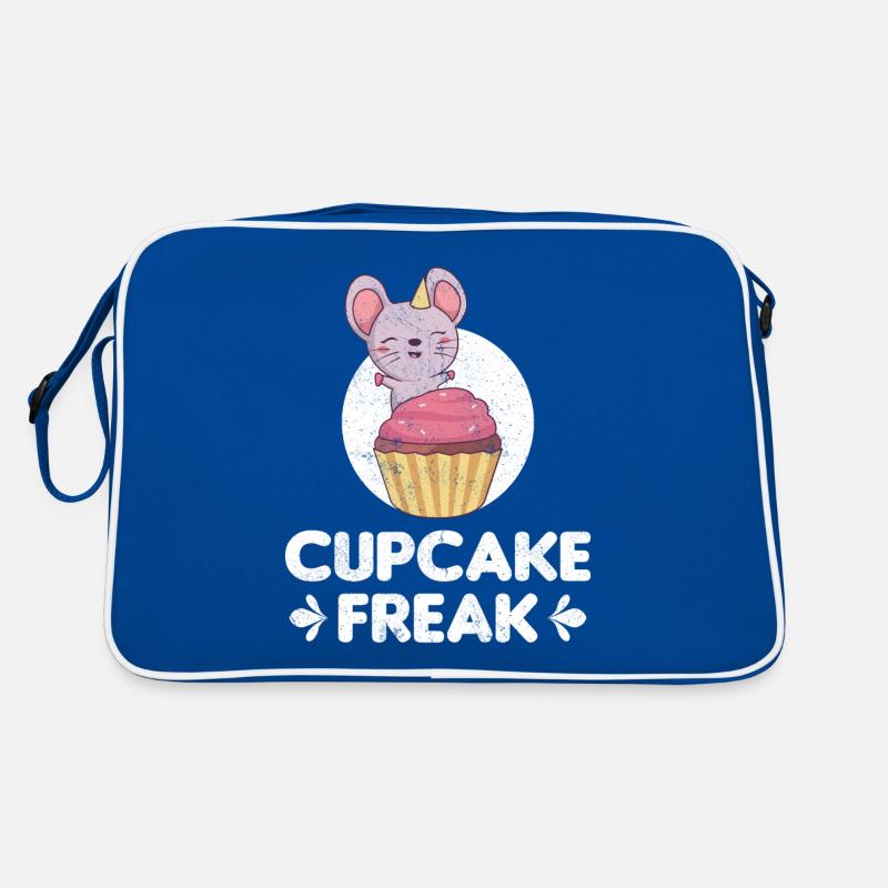 Cupcake Freak Funny Mouse With Cupcake Retro Bag
