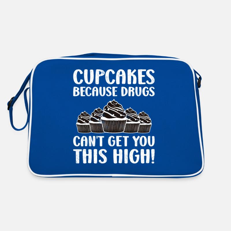 Cupcakes parce que les drogues Sac Retro