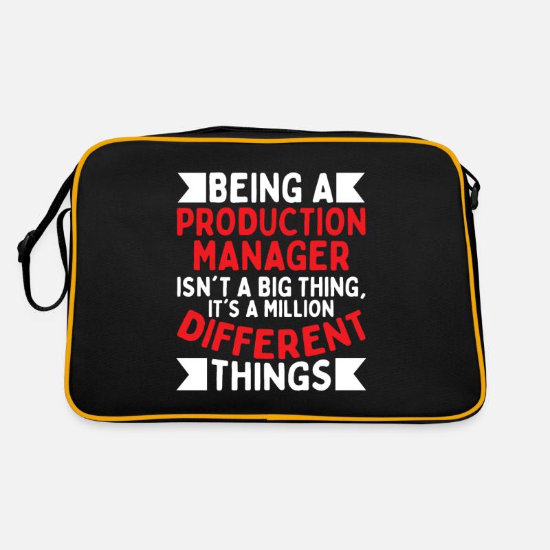 Being A Production Manager Retro Bag