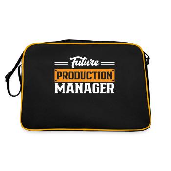 Future Production Manager - Retro Bag - black/gold - Back