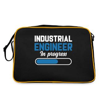 Industrial Engineer In Progress - Retro Bag - black/gold - Back