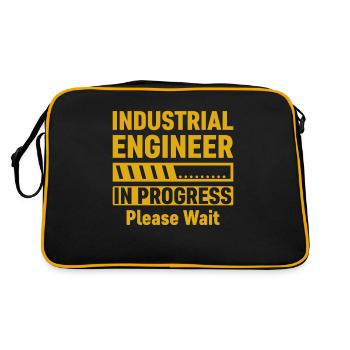 Industrial Engineer In Progress - Retro Bag - black/gold - Back