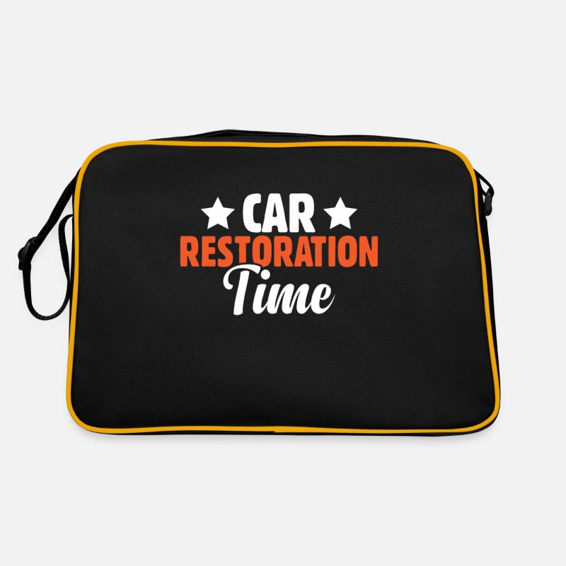 Car Restoration Time Retro Bag