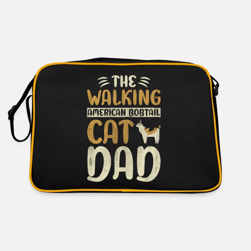 Le Walking American Bobtail Cat Dad Cat Walking Sac Retro