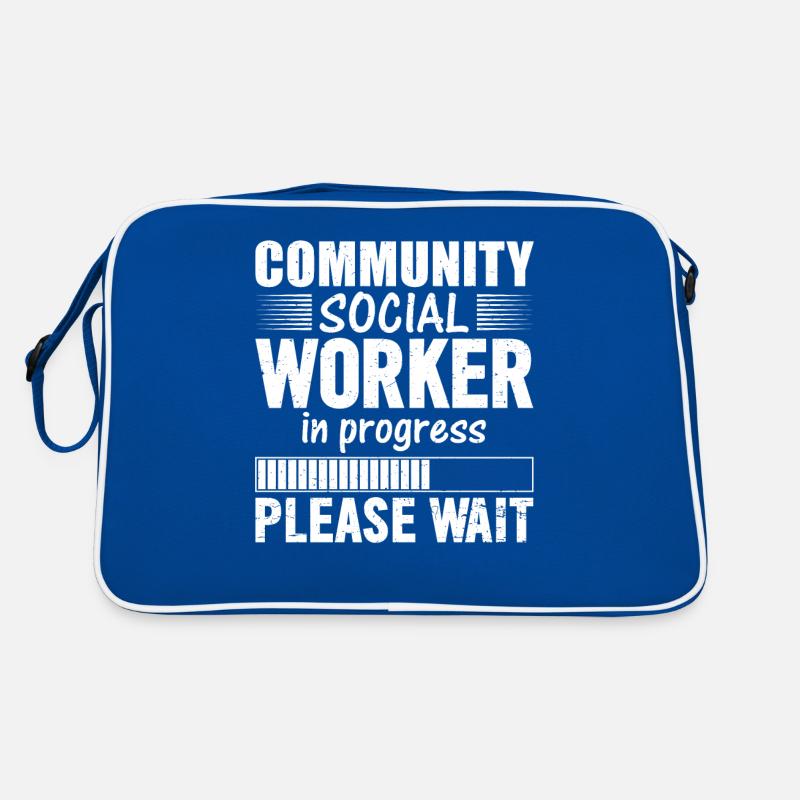 Community Social Worker In Progress Retro Tasche