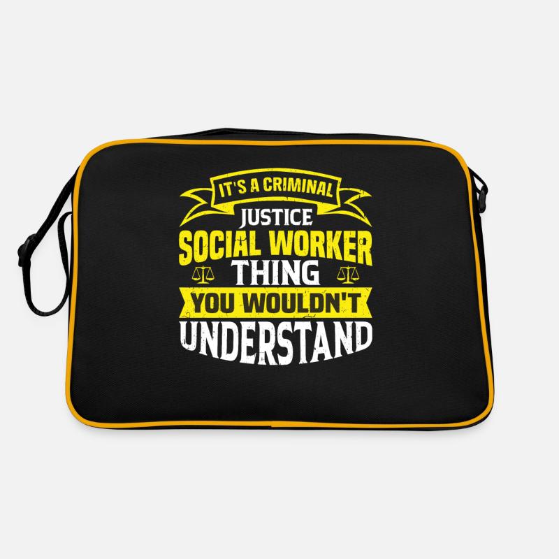It Is A Criminal Justice Worker Thing Retro Bag