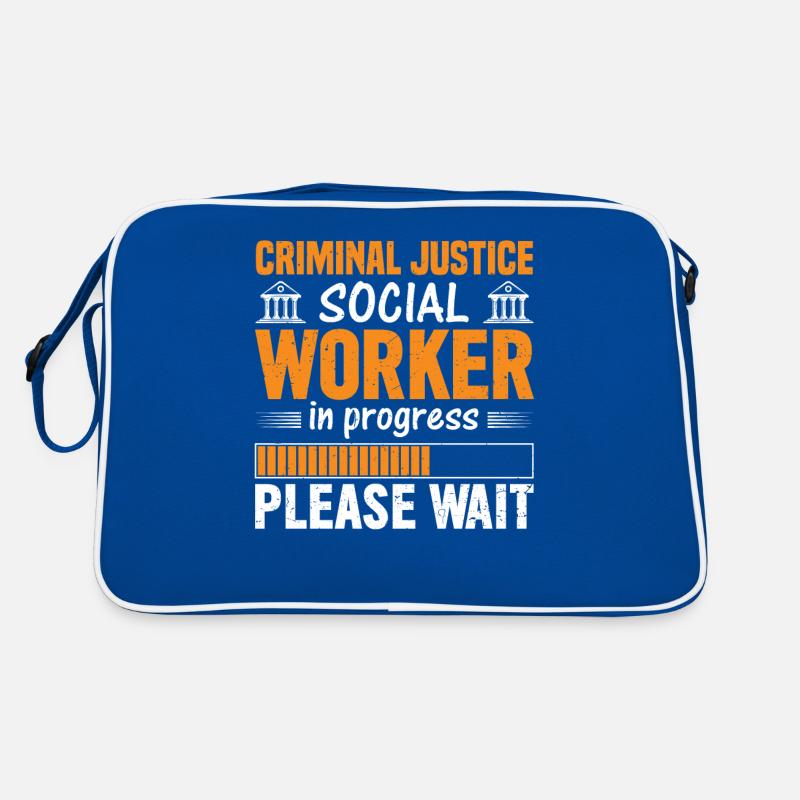 Criminal Justice Worker In Progress Retro Tasche