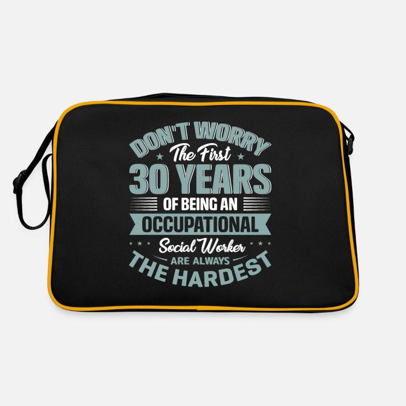 Being An Occupationl Social Worker Retro Tasche