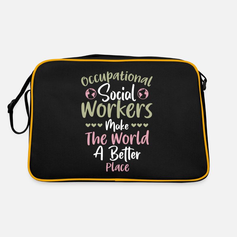Occupational Social Workers World Better Retro Bag