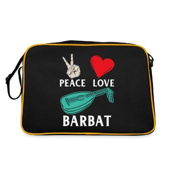 Peace Love Barbat Lute Barbat Players - Retro Bag - black/gold - Back