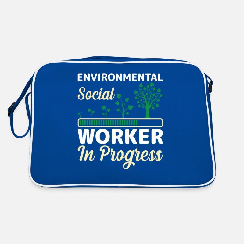 Environmental Social Worker In Progress Profession Retro Tasche