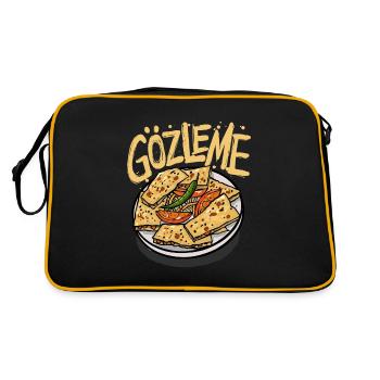 Gözleme Cuisine turque farcie - Sac Retro - noir/or - Dos