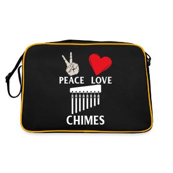 Chimes Music Instrument Bell instrument - Retro Bag - black/gold - Back