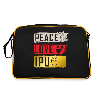 Peace Love IPU Percussion Instrument - Retro Bag - black/gold - Back