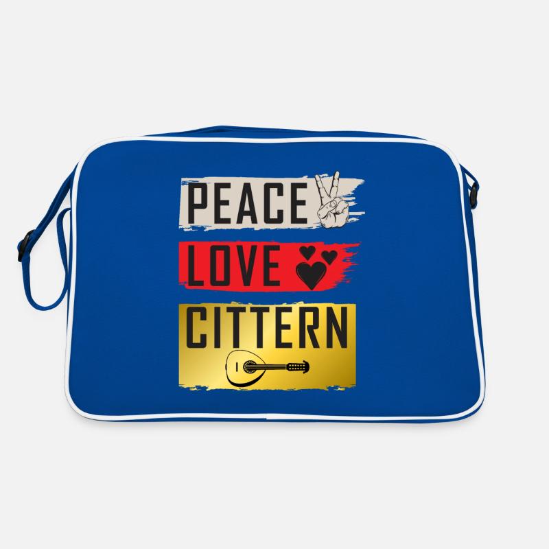 Peace Love Cittern Irish Step danse Sac Retro
