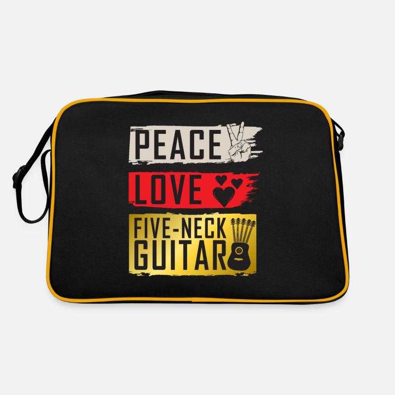 Five-Neck Guitar Musical Instrument Retro Bag
