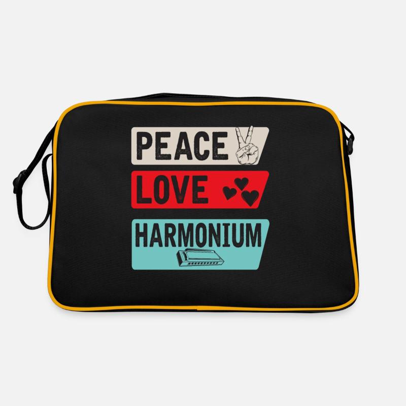Harmonium Musical Instrument Melodeon Retro Tasche
