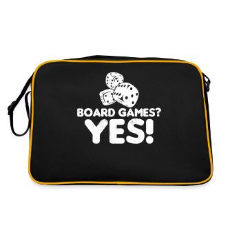 Jeu de société Oui Jeu de dés de joueur d’échecs - Sac Retro - noir/or - Dos