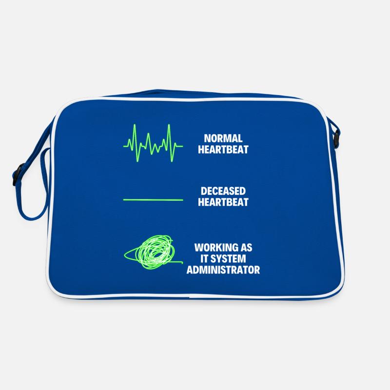 IT System Administrator Worker Computer Retro Tasche