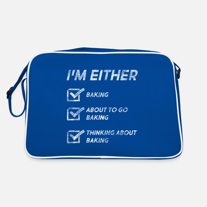 Funny Baking Quotes Baking Lovers Retro Tasche