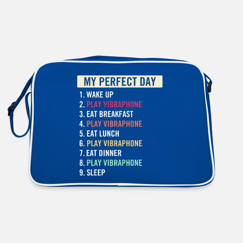 Funny Vibraphone Quotes Vibraphone Instrument Fans Retro Tasche