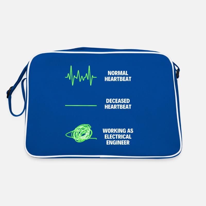 Electrical Engineer Electricity Engineer Workers Retro Tasche