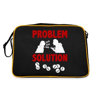 Marble Collecting Marble Collector Hobby - Retro Bag - black/gold - Back