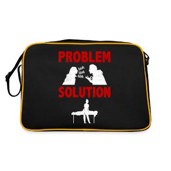 Masser Massothérapeute Solution au problème - Sac Retro - noir/or - Dos