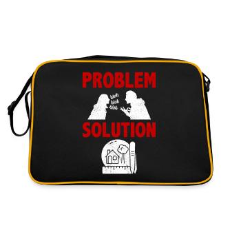 Model Building Miniatures Diorama Problem Solution - Retro Bag - black/gold - Back