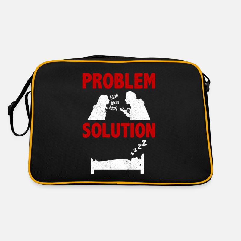 Napping Sleepy Head Problem Solution Hobby Retro Tasche