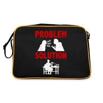 Collier Fabrication de bijoux Solution Problème Passe-temps - Sac Retro - noir/or - Dos