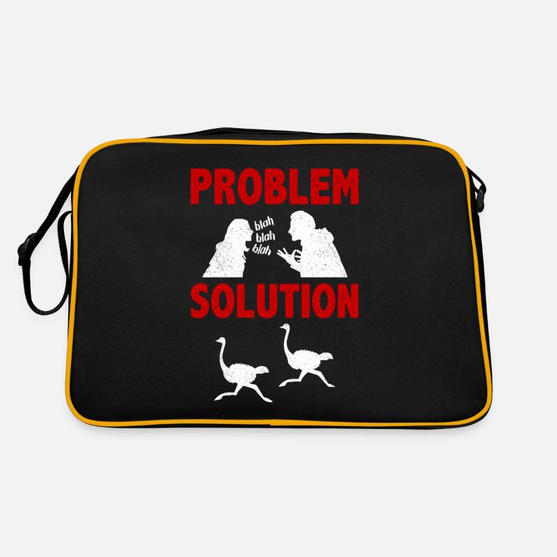 Ostrich Racing Ostrich Problem Solution Hobby Retro Tasche