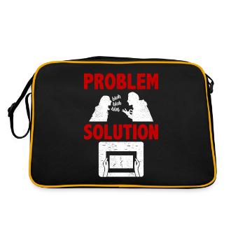 Papermaking Origami Problem Solution Hobby - Retro Bag - black/gold - Back